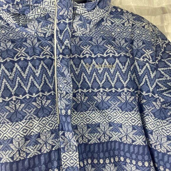 Columbia Hooded Graphic Print Bomber Jacket - Picture 2 of 8